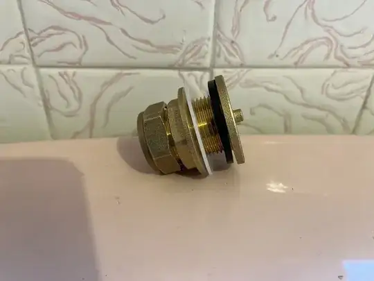 Brass 35mm compression connector