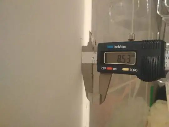 Tile thickness and drywall screw location