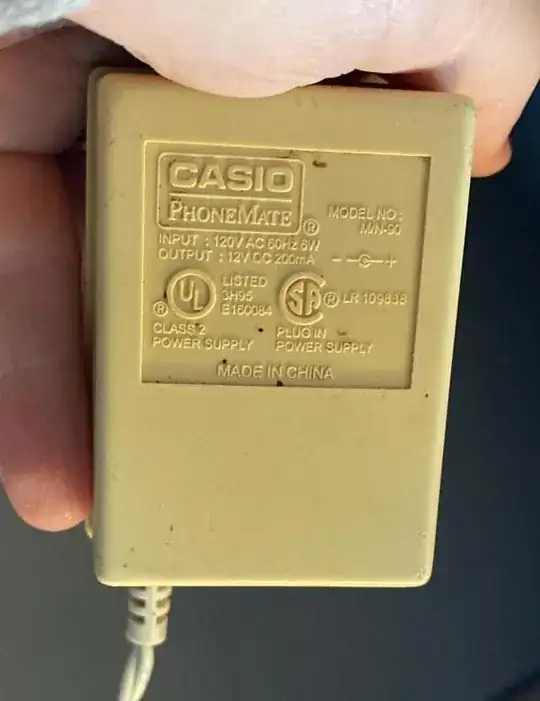 Old power supply adapter