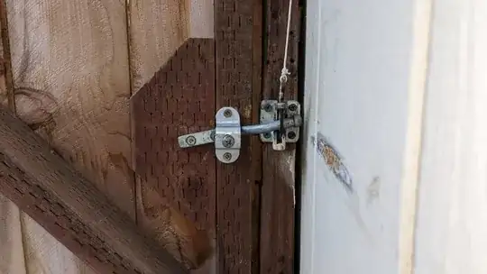 Fence Gate Latch Flat View