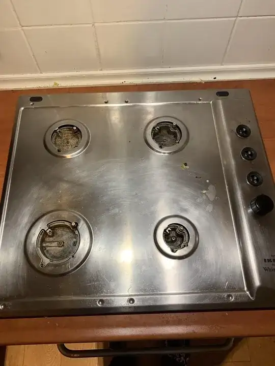 gas stove after I put the cover. Now it's not working