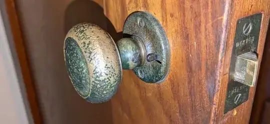 old privacy door knob _ angle 2