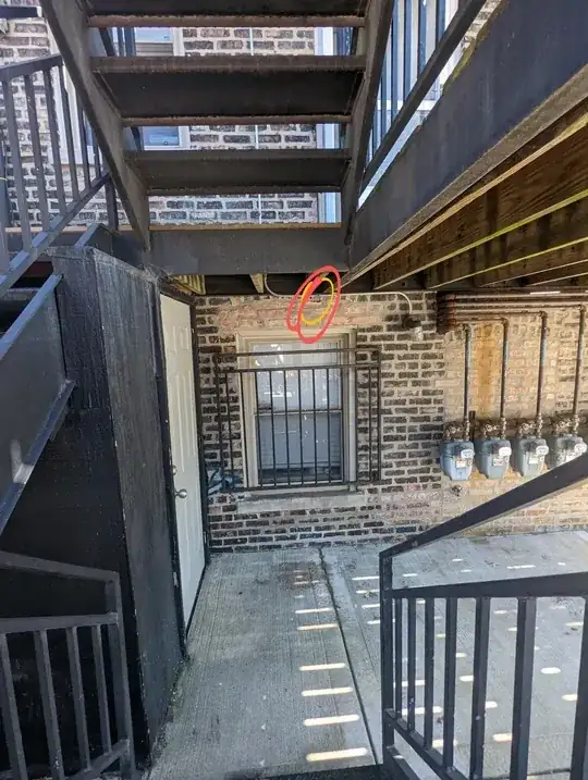 deck level bottom view