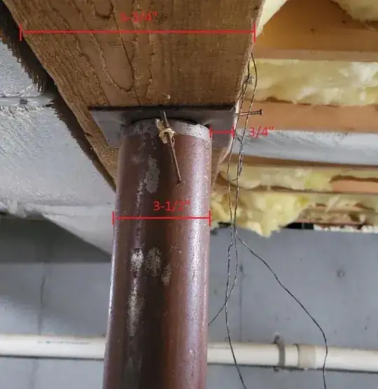 Lally Column Close-up