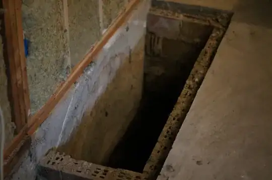 The hole where my chimney used to be