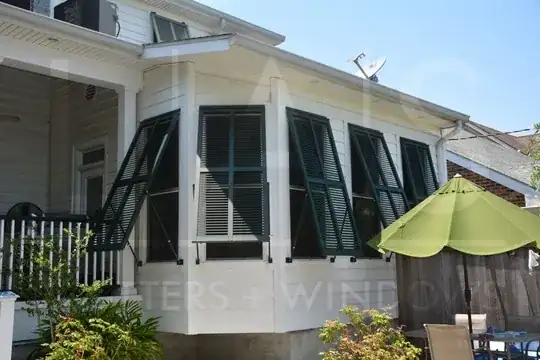 Photo of shutters in New Orleans