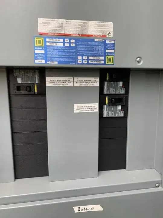 Main Panel Breakers