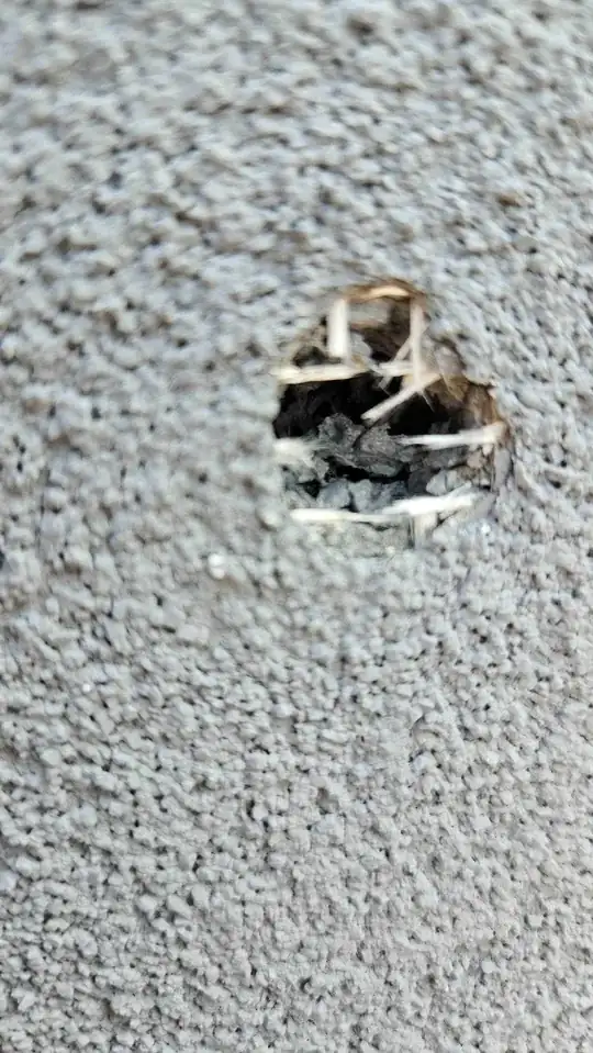 hole (closeup view)