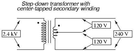 split phase transformer