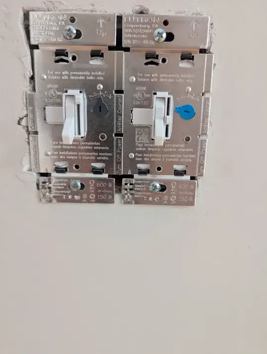 Some very crowded dimmers