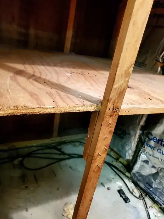 attached bottom shelf