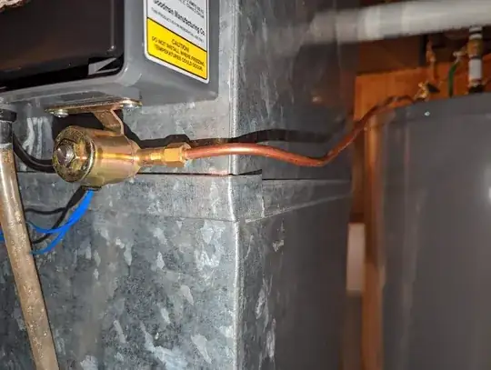 Existing copper line