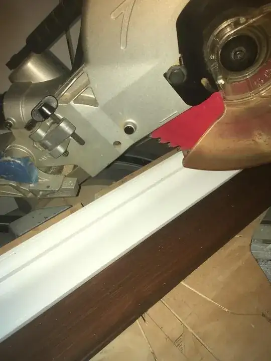 attach a stop to the base of the sled