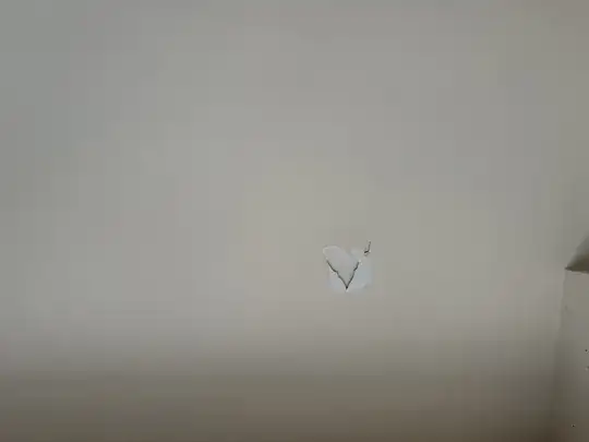 post-removal of adhesive hook