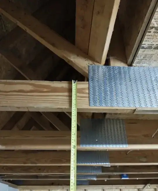 2x6 on the other end