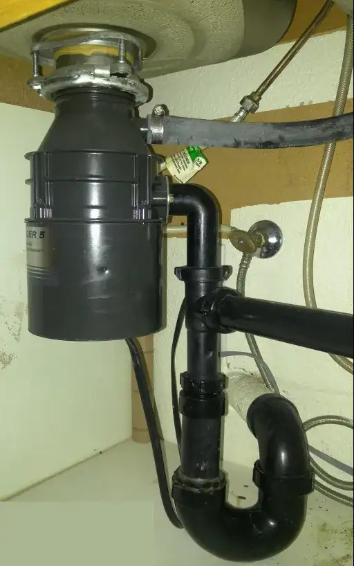 Photo of the plumbing layout