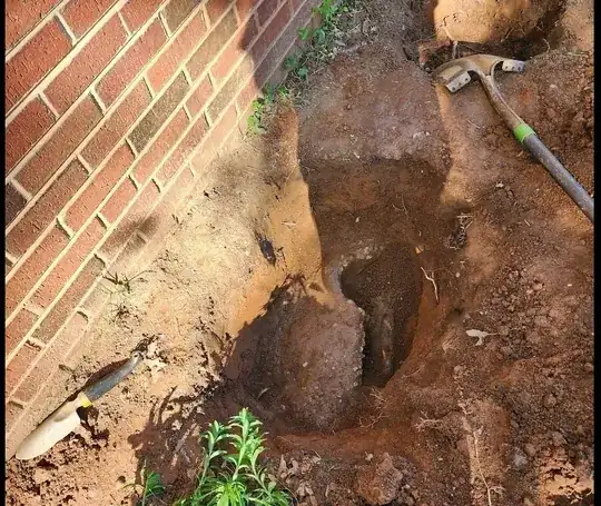 one of the holes