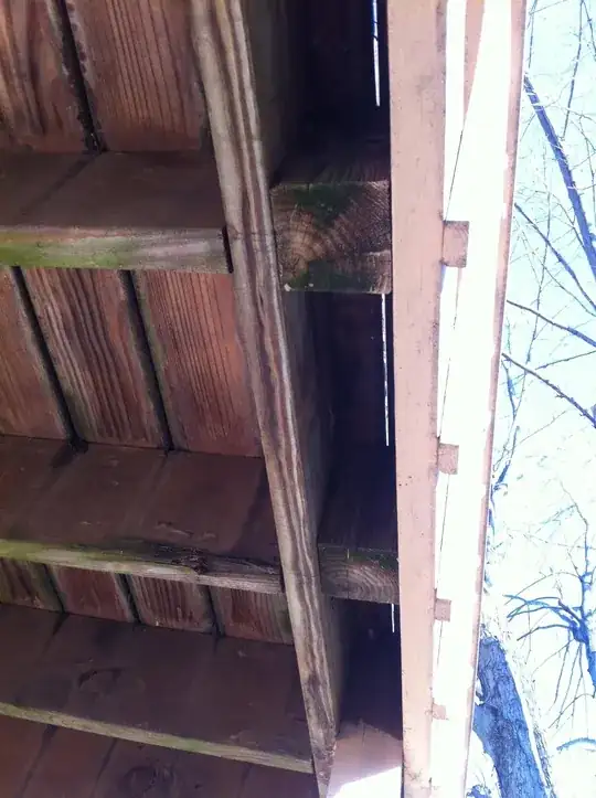 underside of deck