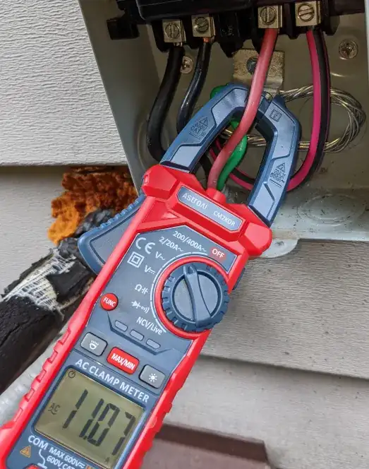 Right center (to AC),