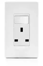 The Leviton BS 1363 Type G socket. Model BSRDP 240v