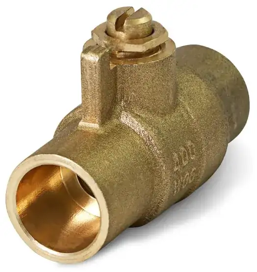 screwdriver-turned valve