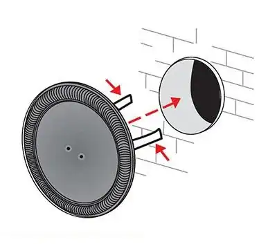 Flue stopper drawing
