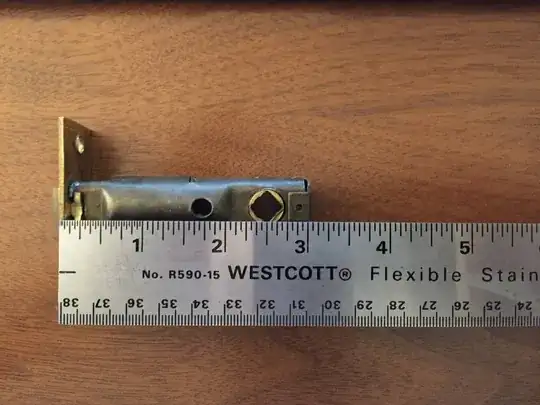 vintage tubular latch