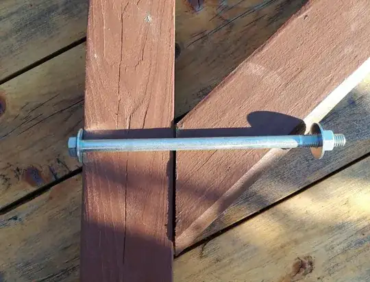 brace-post connection with desired through bolt
