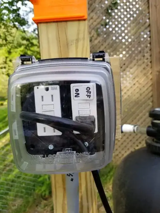 finished and cord plugged in