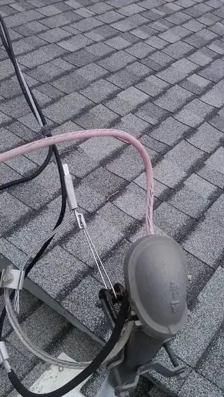 click for full size deteriorated insulation