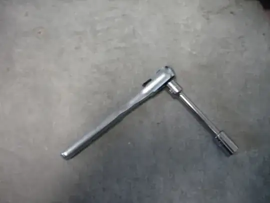 Ratchet with extension and socket