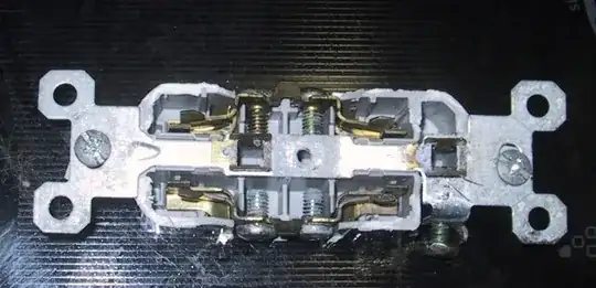 outlet with cover removed