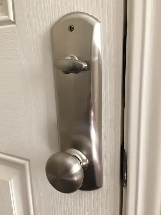 Interior of handle set