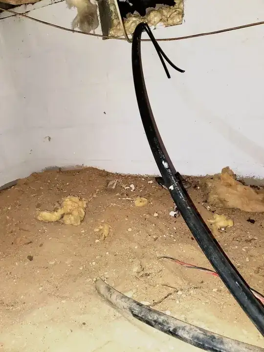 Path of Wires and Pipe