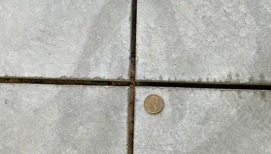 Garage floor concrete expansion joints