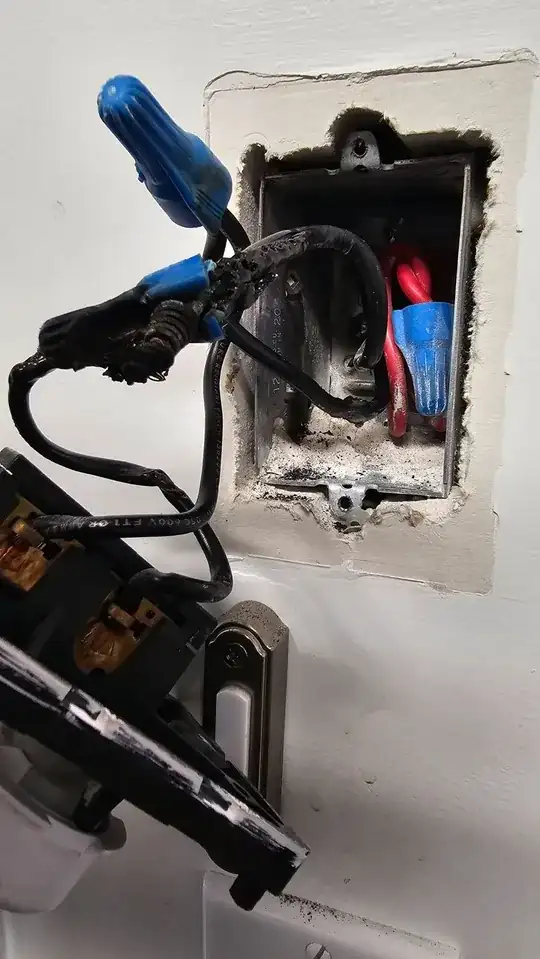 melted insulation