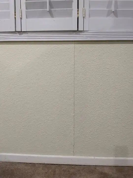 Vertical crack was first sign of trouble