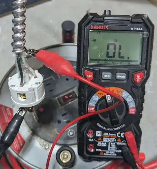 Jacket to Ground no continuity