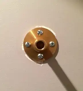 mounting plate elevation view