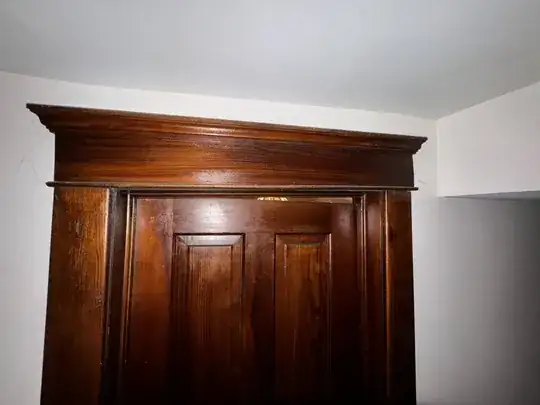 Sagging upstairs door frame