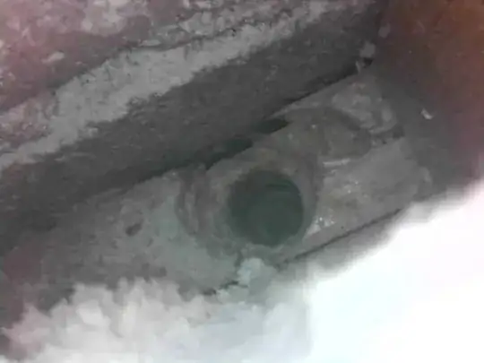 Hole into sole plate