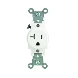 (Photo of a NEMA 5-20 outlet)