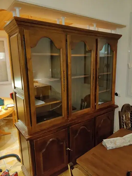 Front of stabilized shelf