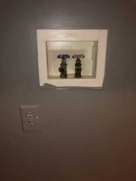 washer hookups & 110v outlet