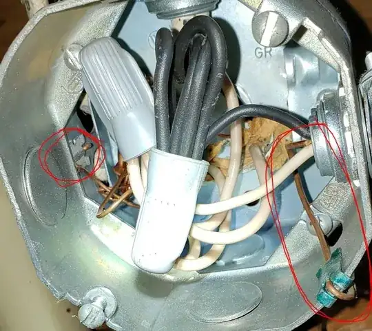 box with 2 ground clips