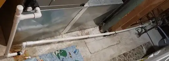 Overview of the condensate drain line