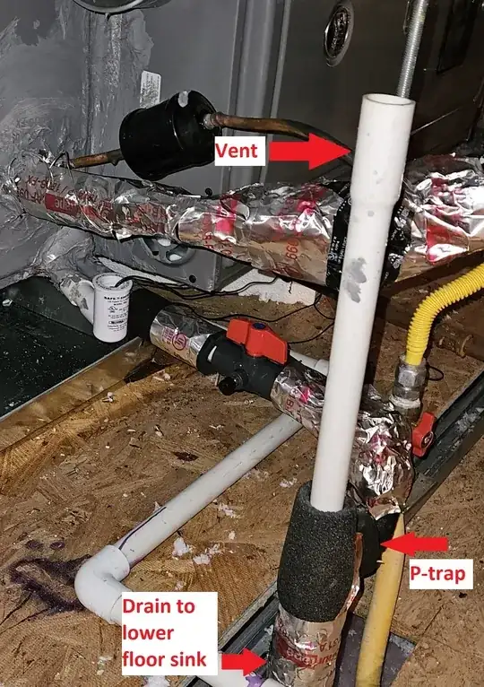 Labeled pic of Jones valve and p-trap