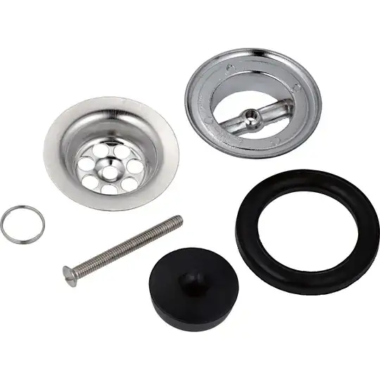 OBI Universal Valve Steel 38.5mm components spread out