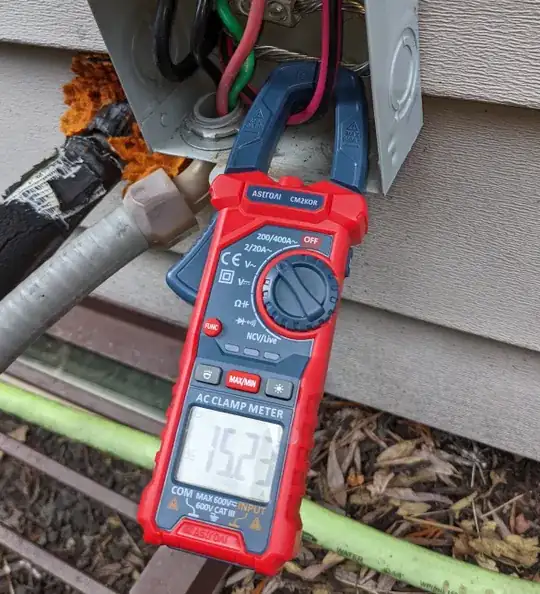 second reading, right most 15.23