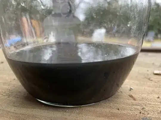 dirty oil after 5-hour break-in period